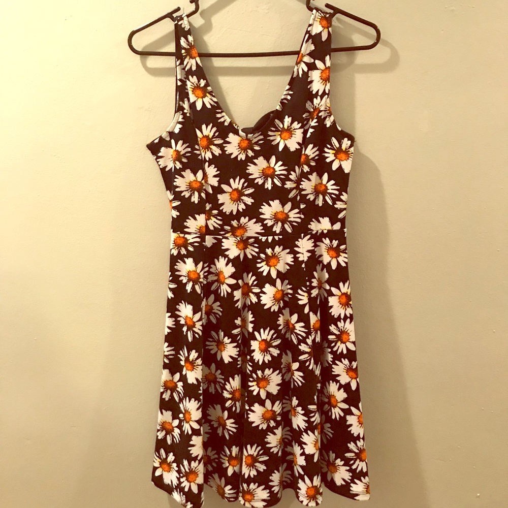 Large flower dress